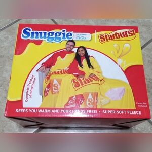 Snuggie Starburst Wearable Super Soft Fleece Blanket w/ Sleeves